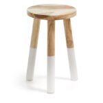Rustic Round Side Stool