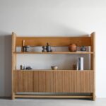 Open Shelving Unit with Cabinet