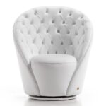 Tufted Swivel Barrel Chair