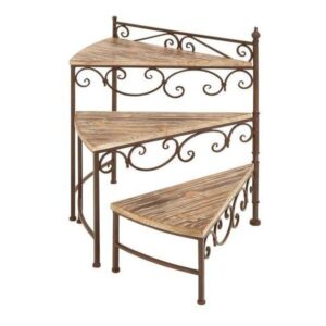 Spiral Corner Plant Display Rack