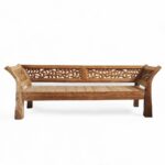 Wooden Carved Bench